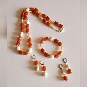 Vtg. Upcycled Jewelry Set